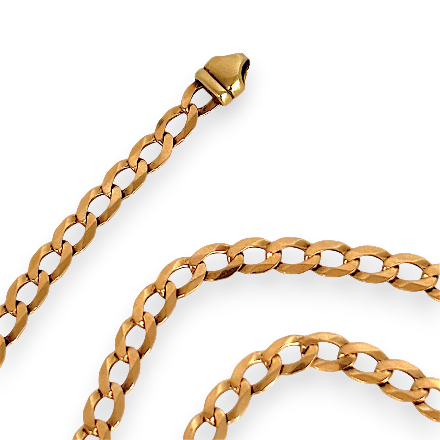 GOLD DEAL | 9ct (9K) Gold Built to Impress Curb Link Chain 60cm