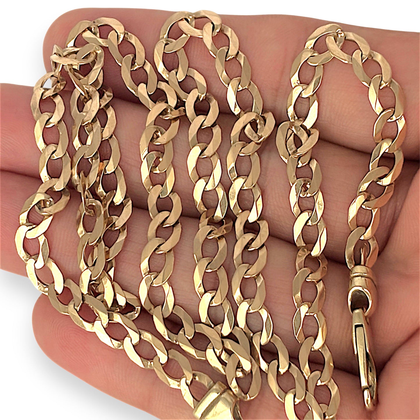 GOLD DEAL | 9ct (9K) Gold Built to Impress Curb Link Chain 60cm