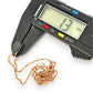 GOLD DEAL | 9ct (9K) Gold Burnished Box Link Chain 46cm