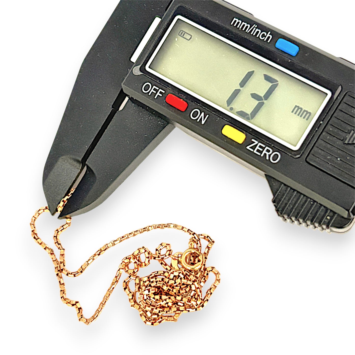 GOLD DEAL | 9ct (9K) Gold Burnished Box Link Chain 46cm