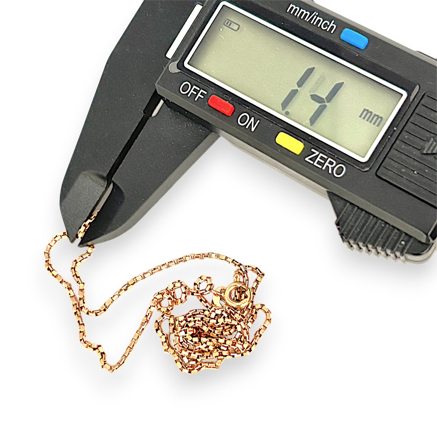 GOLD DEAL | 9ct (9K) Gold Burnished Box Link Chain 46cm