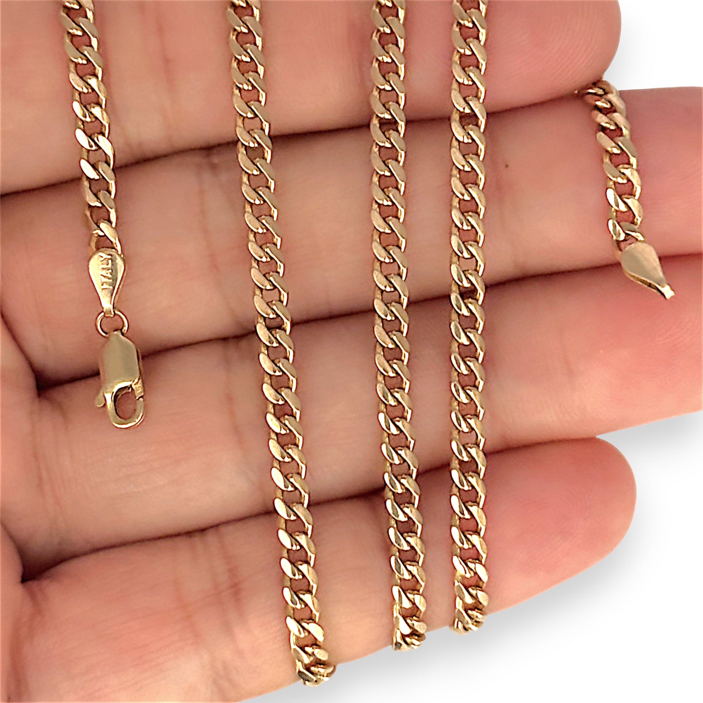GOLD DEAL | 9ct (9K) Gold Commanding Curb Link Chain 56cm