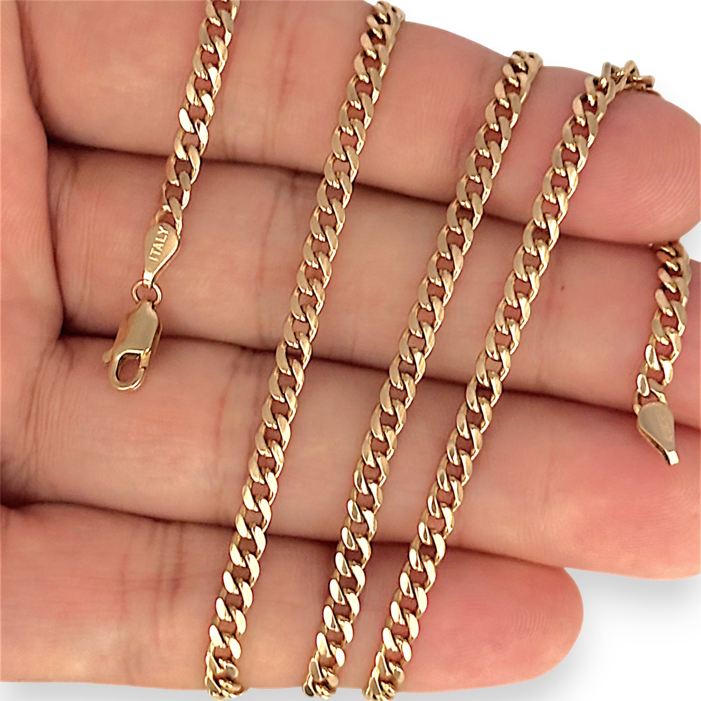GOLD DEAL | 9ct (9K) Gold Commanding Curb Link Chain 56cm
