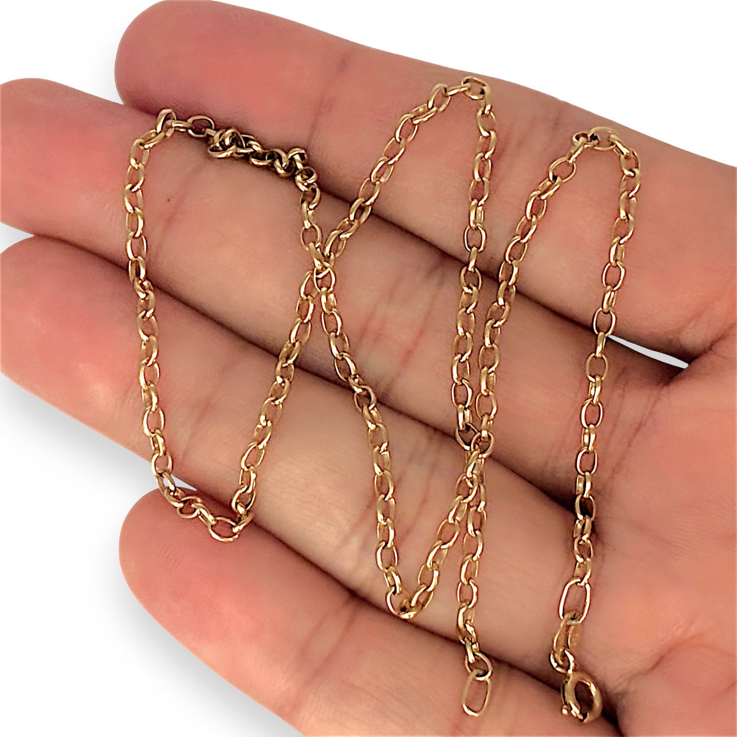 GOLD DEAL | 9ct (9K) Gold Brazen Belcher Chain 38cm