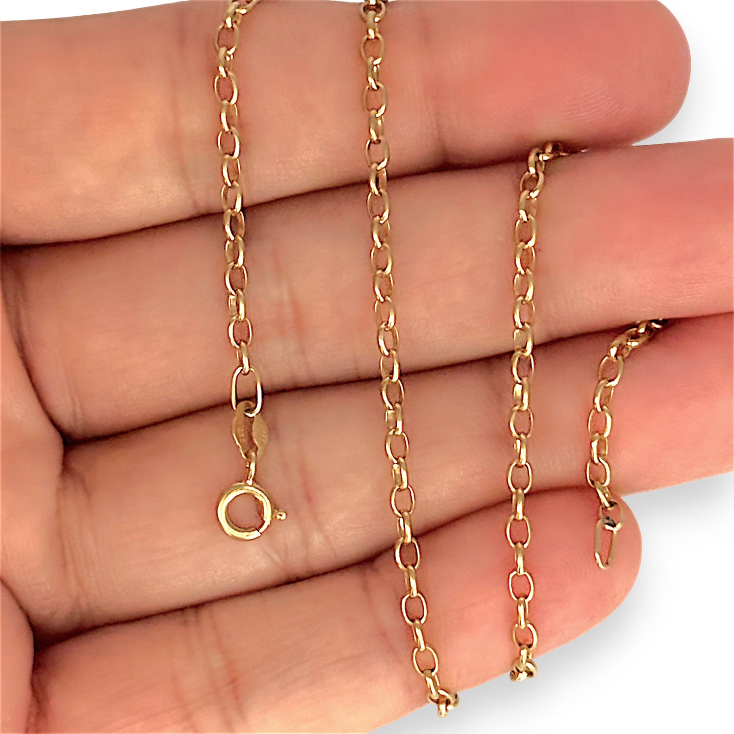 GOLD DEAL | 9ct (9K) Gold Brazen Belcher Chain 38cm