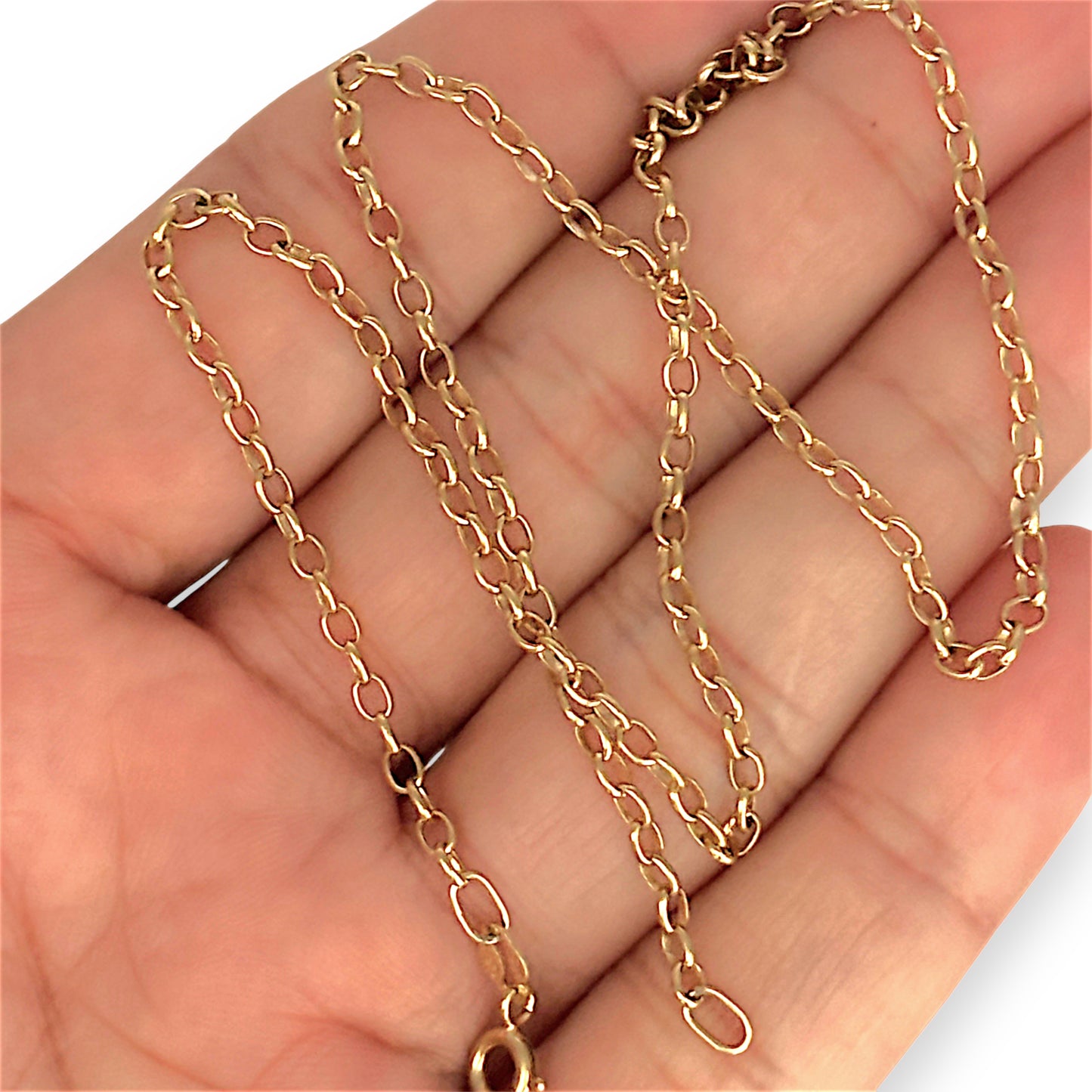 GOLD DEAL | 9ct (9K) Gold Brazen Belcher Chain 38cm