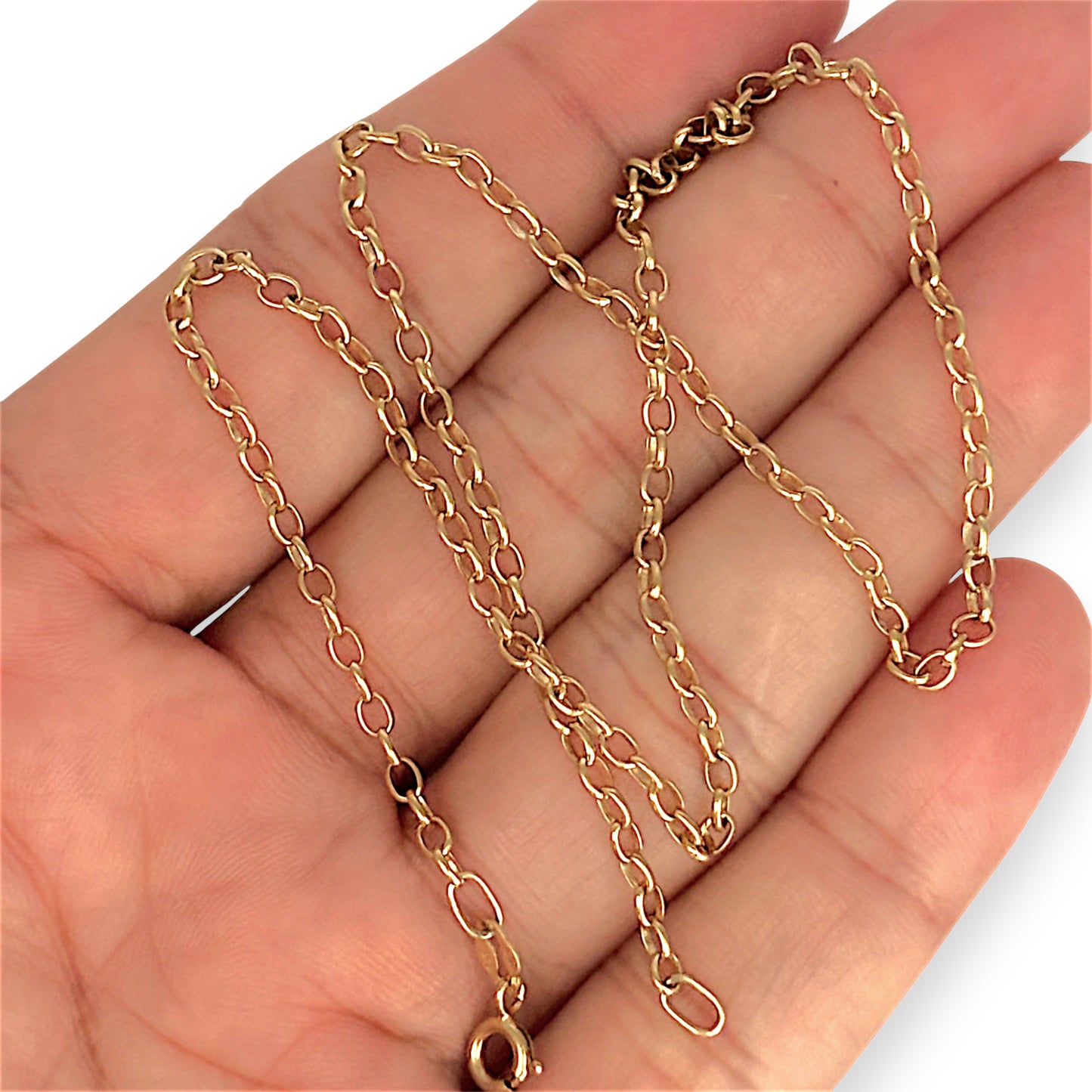 GOLD DEAL | 9ct (9K) Gold Brazen Belcher Chain 38cm