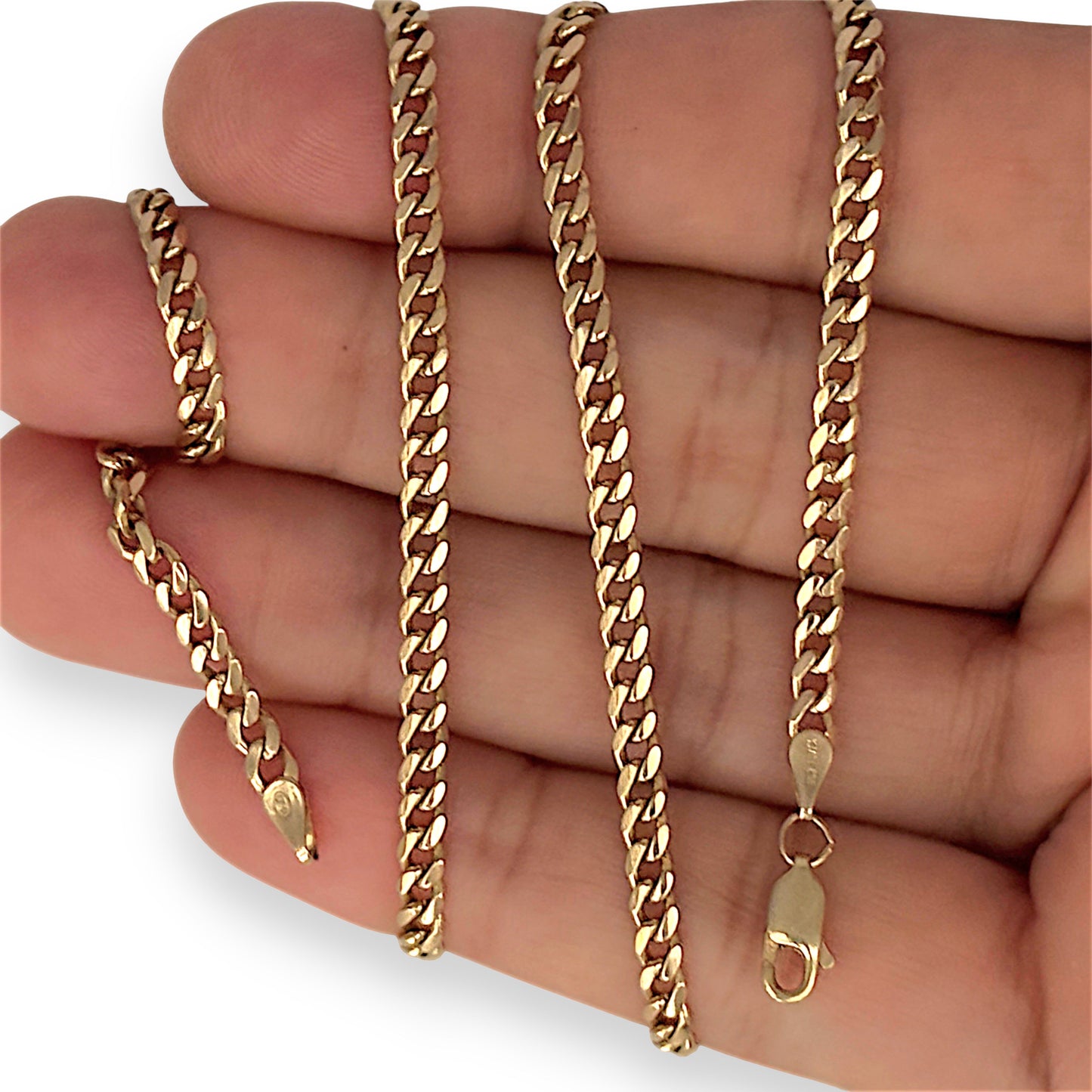 GOLD DEAL | 9ct (9K) Gold Captivating Curb Link Chain 52cm