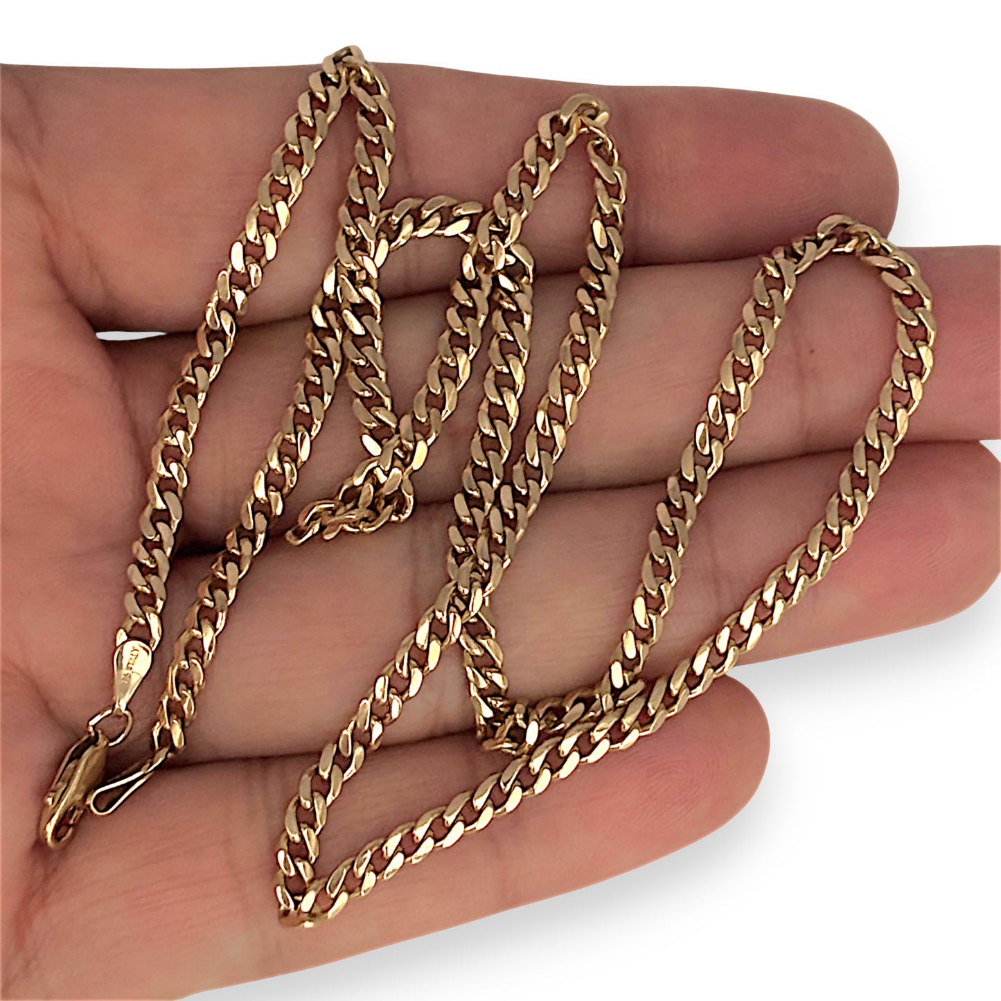 GOLD DEAL | 9ct (9K) Gold Captivating Curb Link Chain 52cm