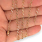 GOLD DEAL | 9ct (9K) Gold Chain Opulent Oval Link Refurbished Chain 60cm