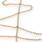 GOLD DEAL | 9ct (9K) Gold - Contoured Flat Oval Curb Link Chain 50cm
