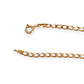 GOLD DEAL | 9ct (9K) Gold - Contoured Flat Oval Curb Link Chain 50cm