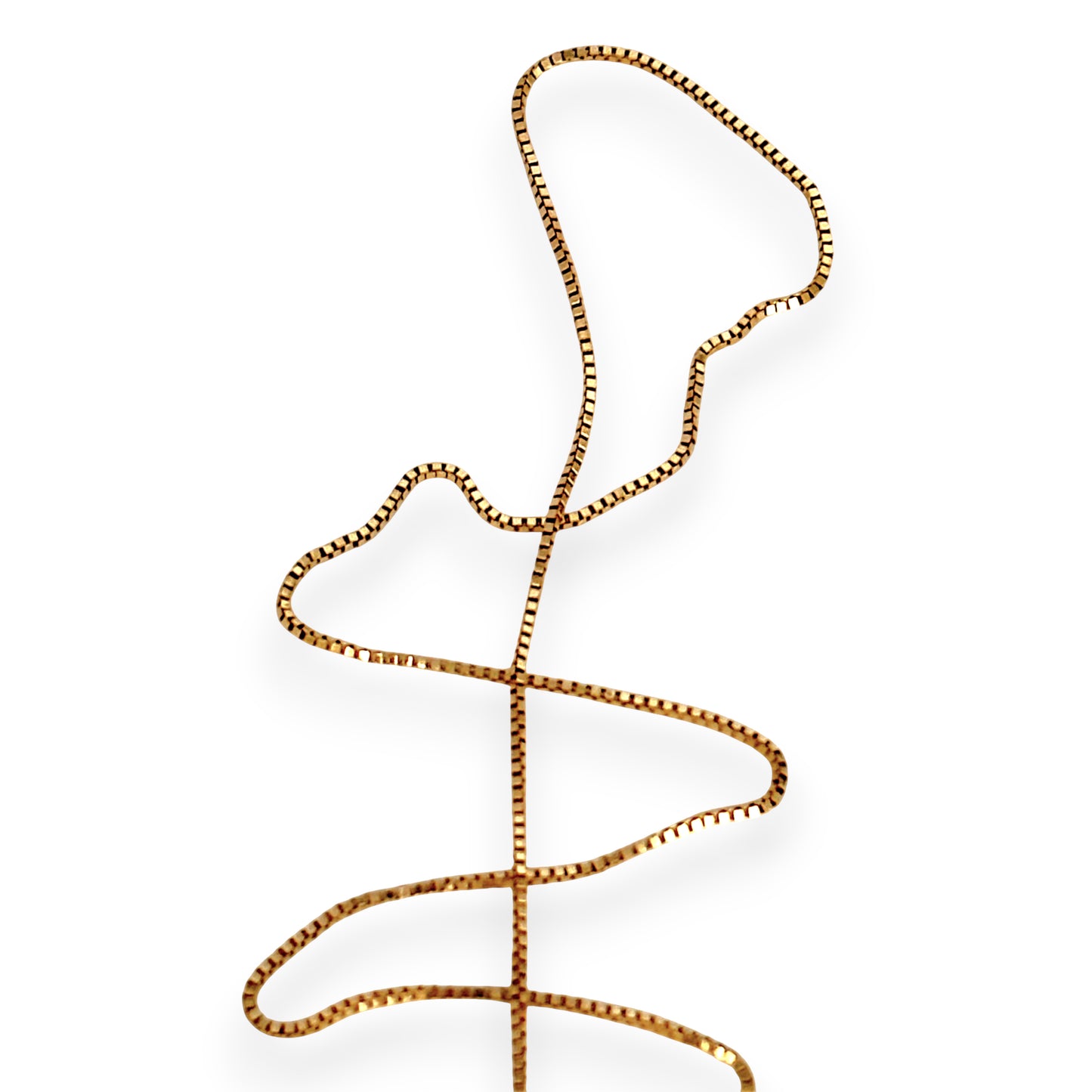 GOLD DEAL | 9ct (9K) Gold Beamingly Bright Box Link Chain 43cm