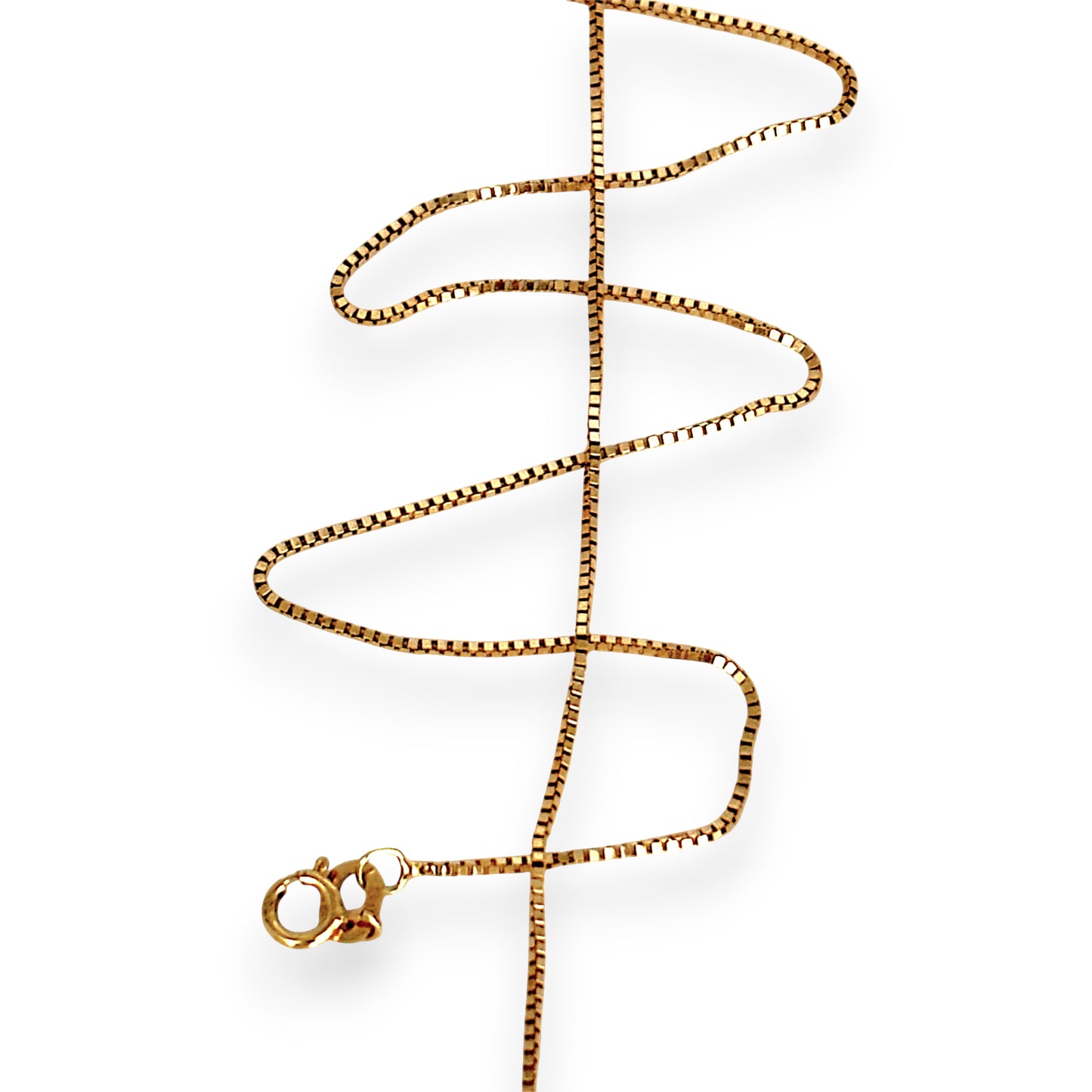 GOLD DEAL | 9ct (9K) Gold Beamingly Bright Box Link Chain 43cm