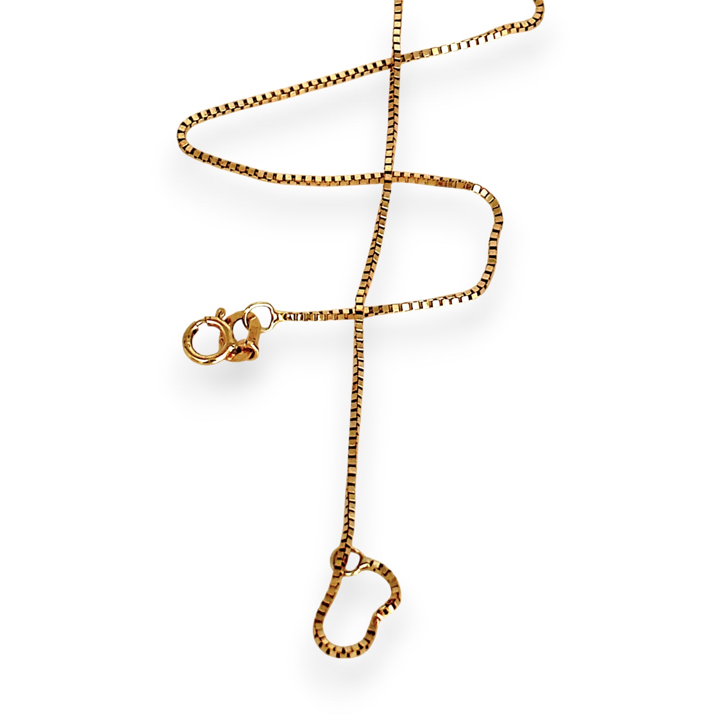 GOLD DEAL | 9ct (9K) Gold Beamingly Bright Box Link Chain 43cm