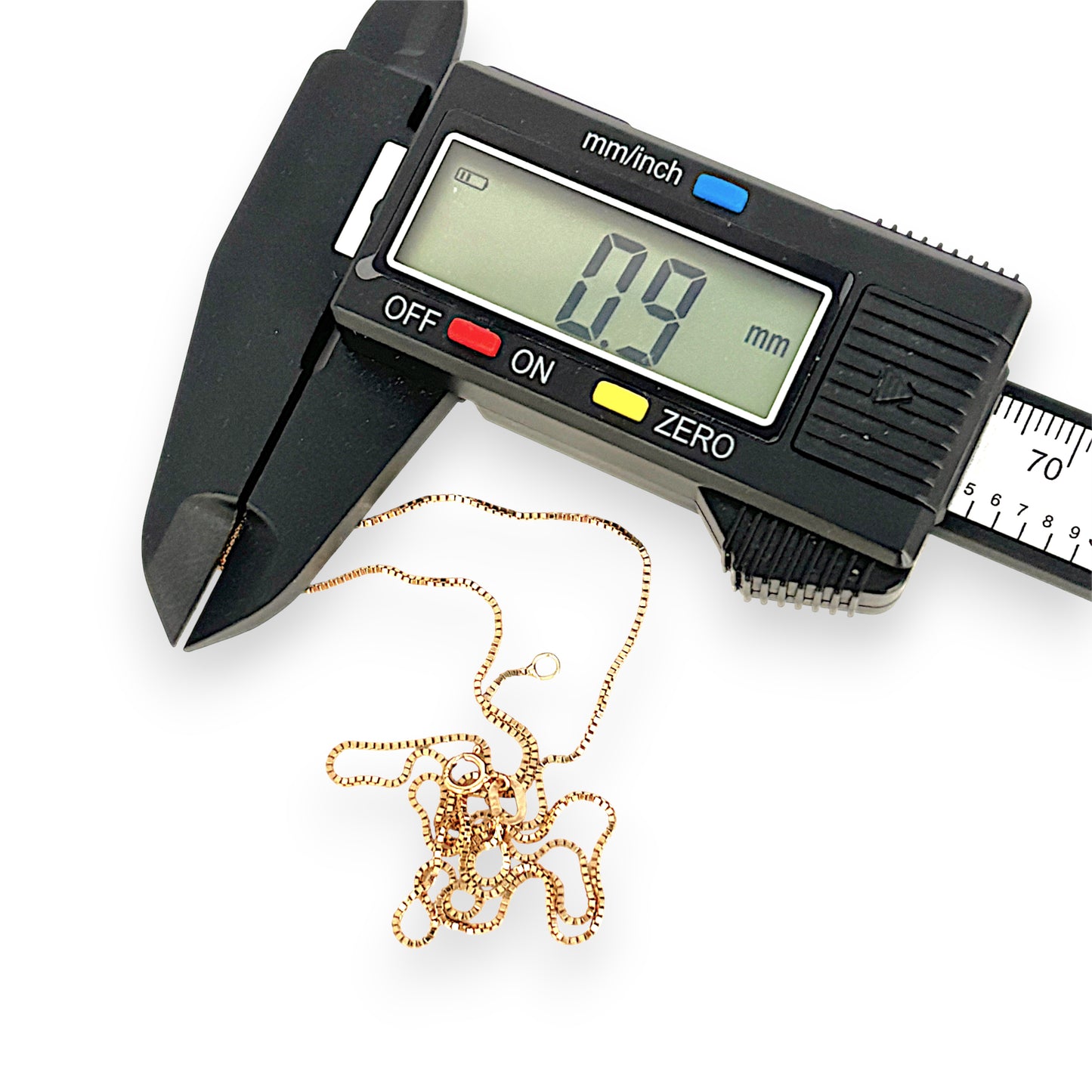 GOLD DEAL | 9ct (9K) Gold Beamingly Bright Box Link Chain 43cm