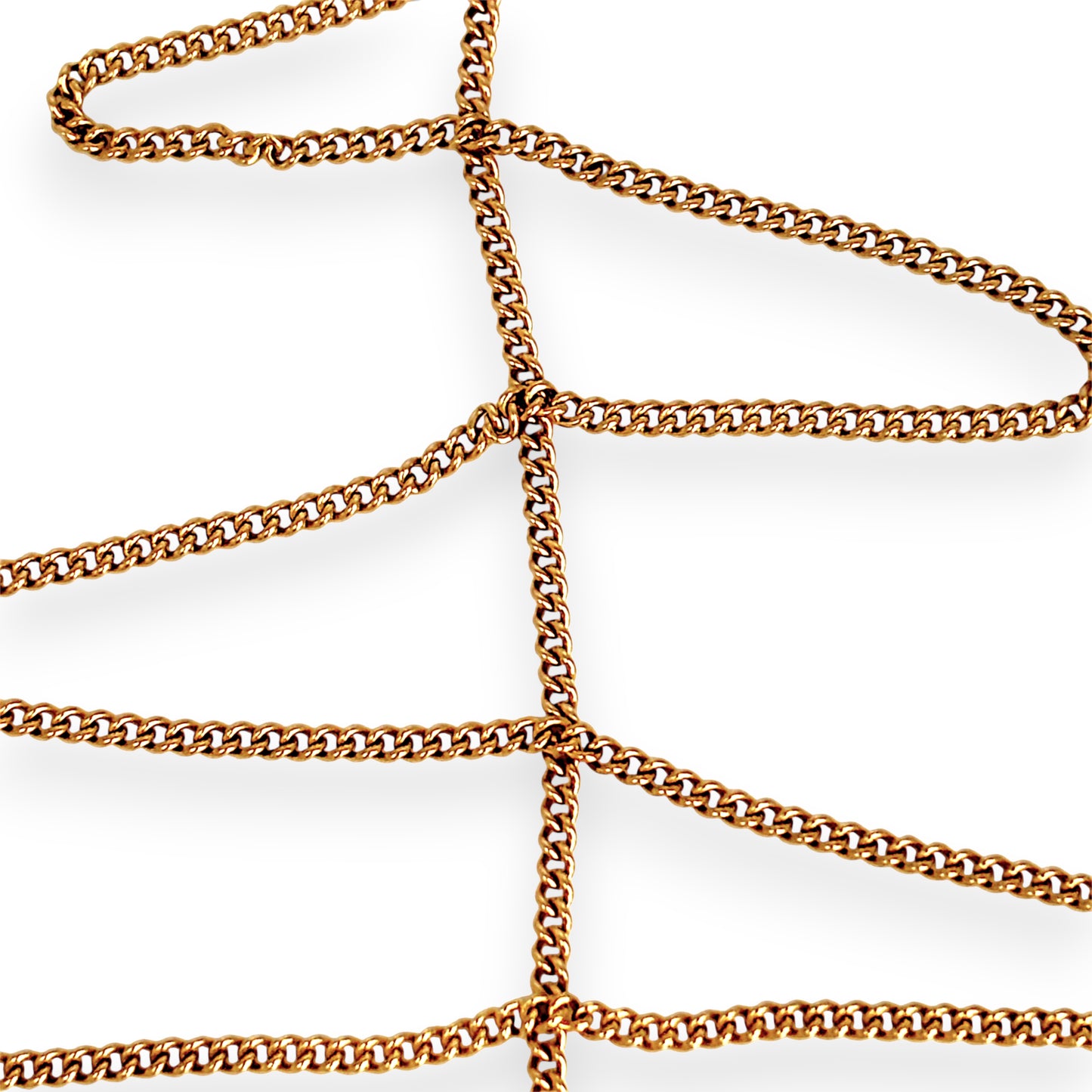 GOLD DEAL | 9ct (9K) Gold Candescent Curb Link Refurbished Chain 52cm