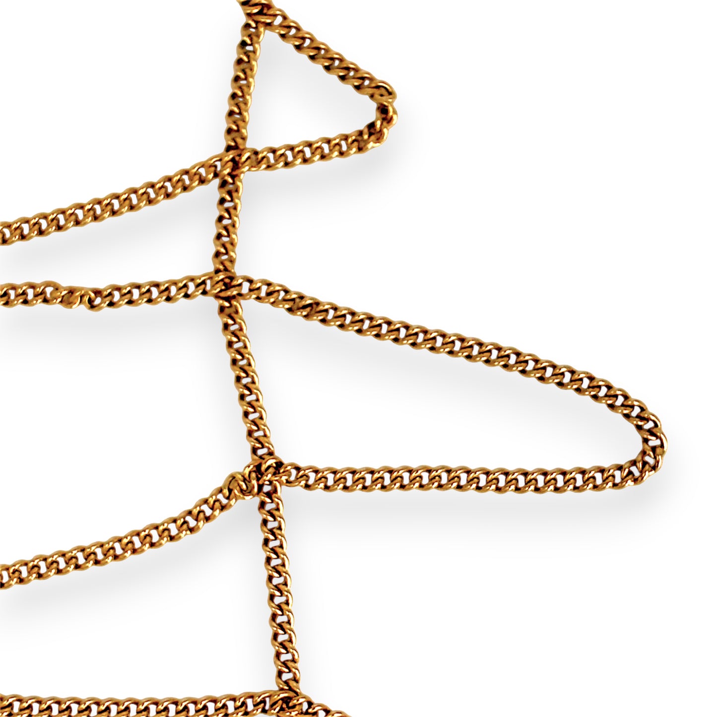 GOLD DEAL | 9ct (9K) Gold Candescent Curb Link Refurbished Chain 52cm