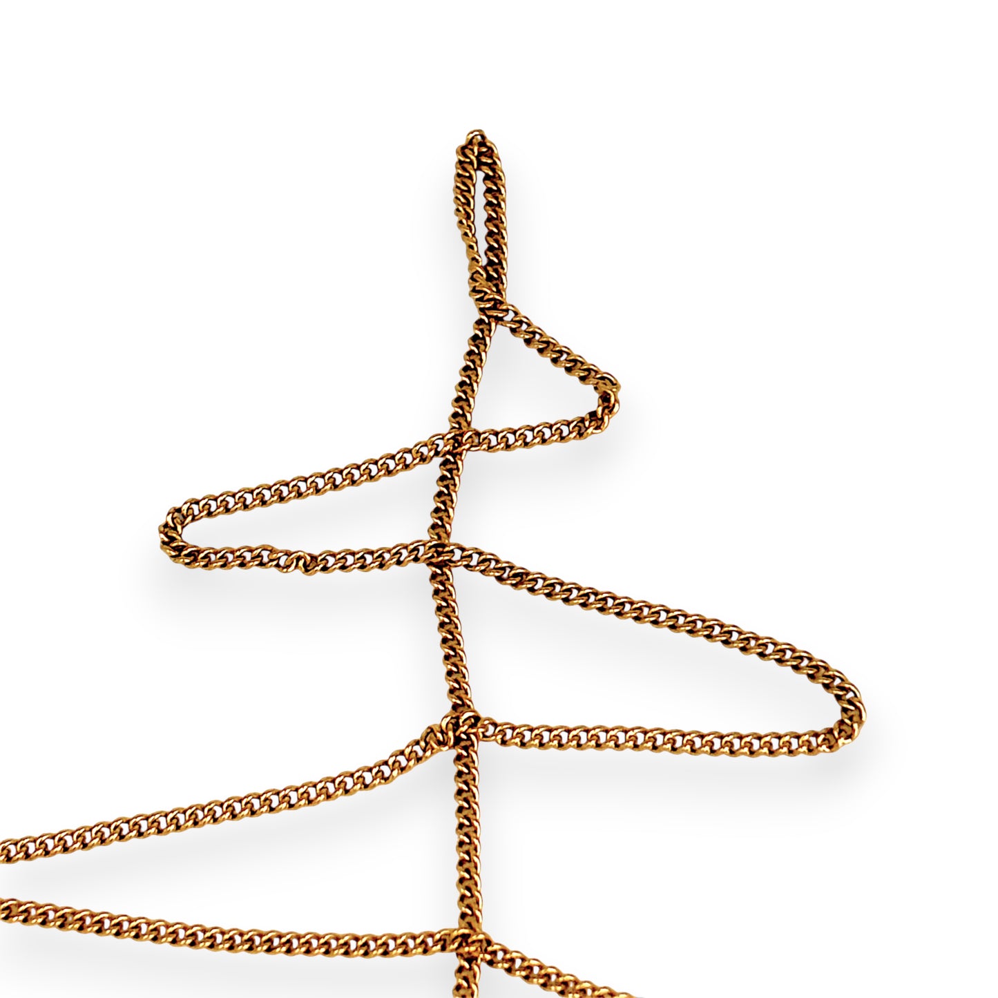 GOLD DEAL | 9ct (9K) Gold Candescent Curb Link Refurbished Chain 52cm