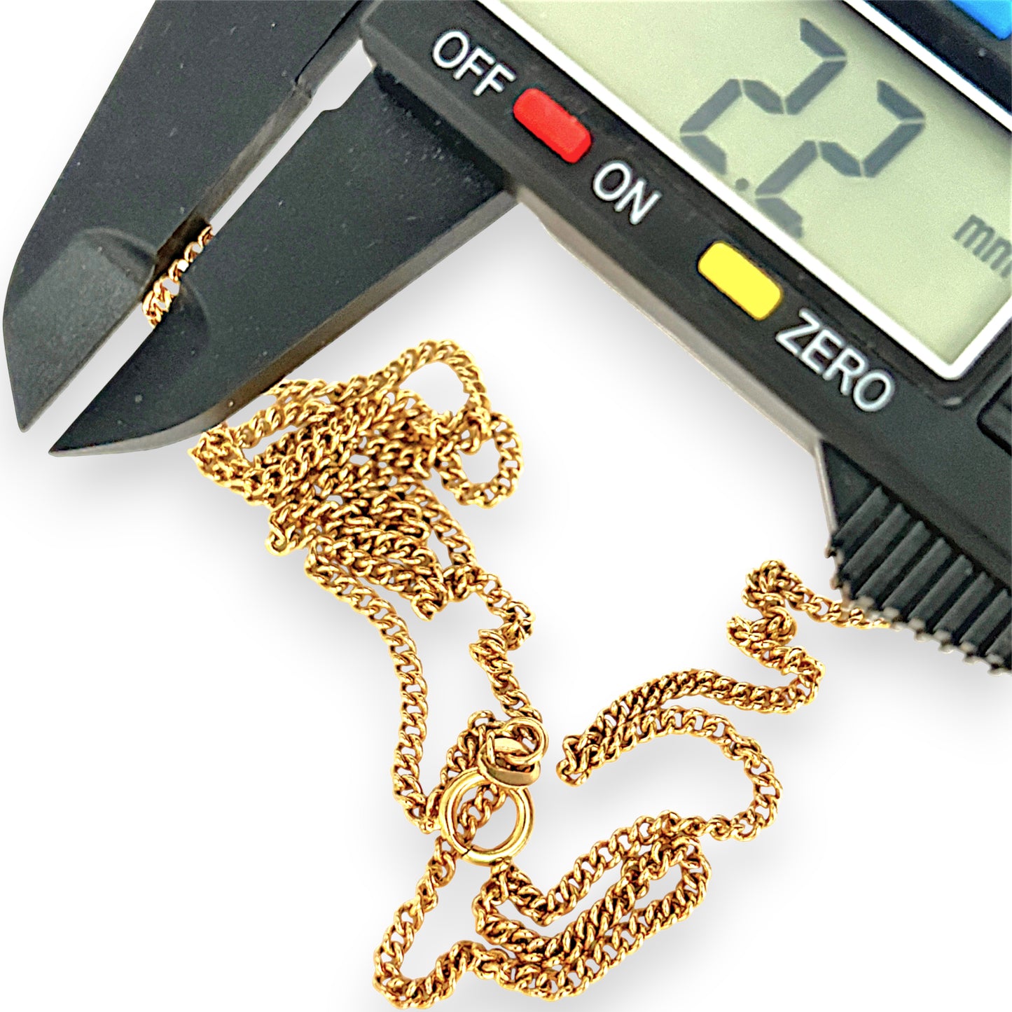 GOLD DEAL | 9ct (9K) Gold Candescent Curb Link Refurbished Chain 52cm