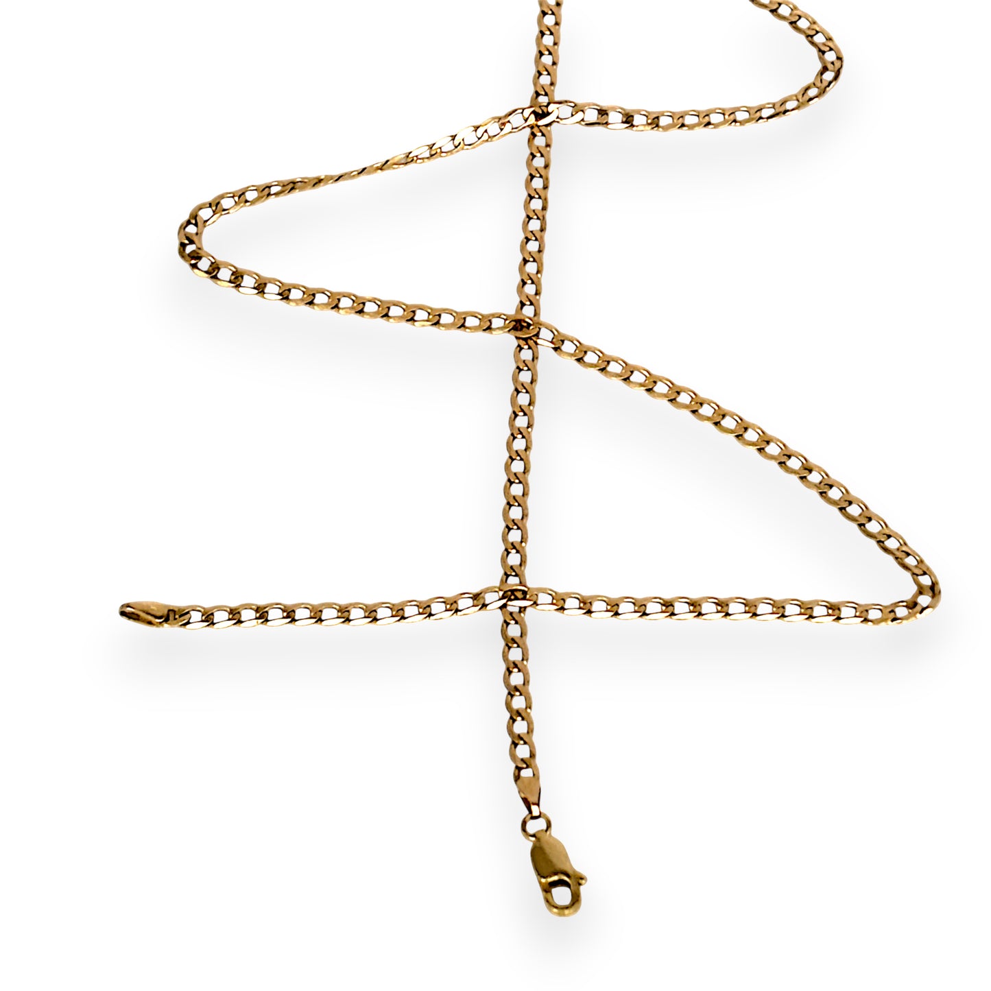 GOLD DEAL | 9ct (9K) Gold Outstanding Oval Curb Link Chain 56cm