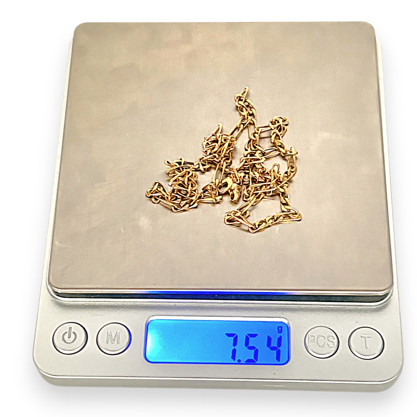 GOLD DEAL | 9ct (9K) Gold Elongated Figaro 1 -3 Chain 54cm