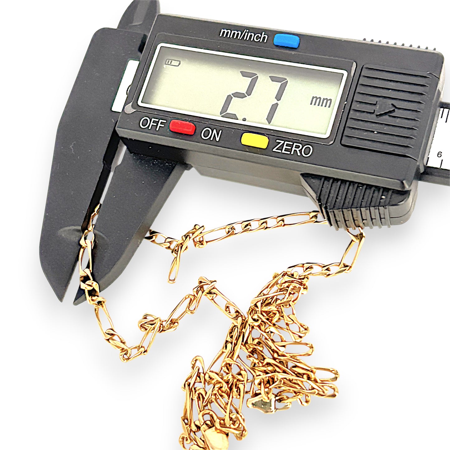 GOLD DEAL | 9ct (9K) Gold Elongated Figaro 1 -3 Chain 54cm
