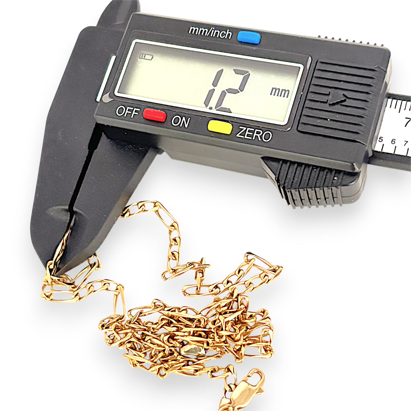 GOLD DEAL | 9ct (9K) Gold Elongated Figaro 1 -3 Chain 54cm