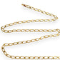 GOLD DEAL | 9ct (9K) Gold Oval-crafted Link Chain 45cm