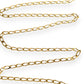 GOLD DEAL | 9ct (9K) Gold Oval-crafted Link Chain 45cm