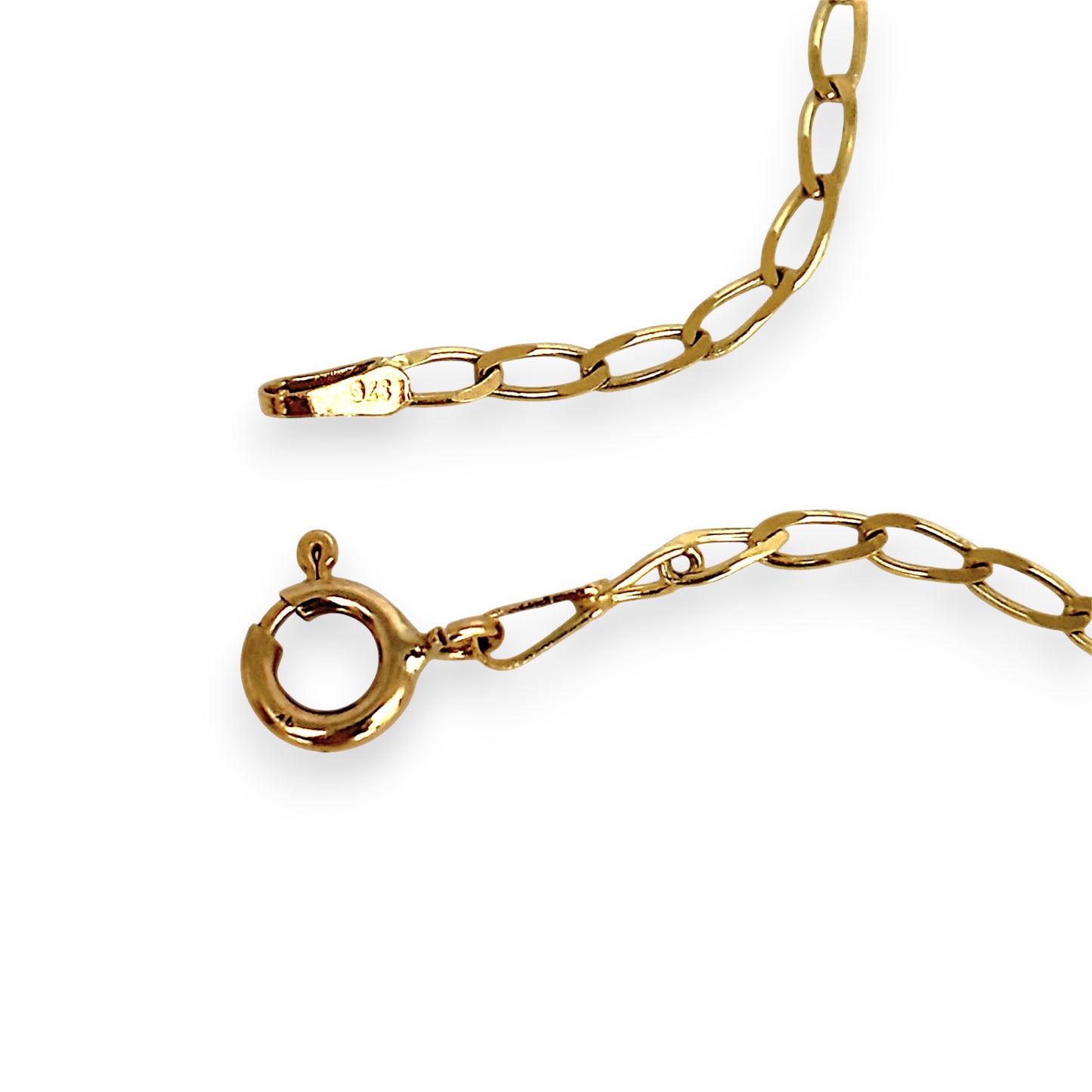 GOLD DEAL | 9ct (9K) Gold Oval-crafted Link Chain 45cm
