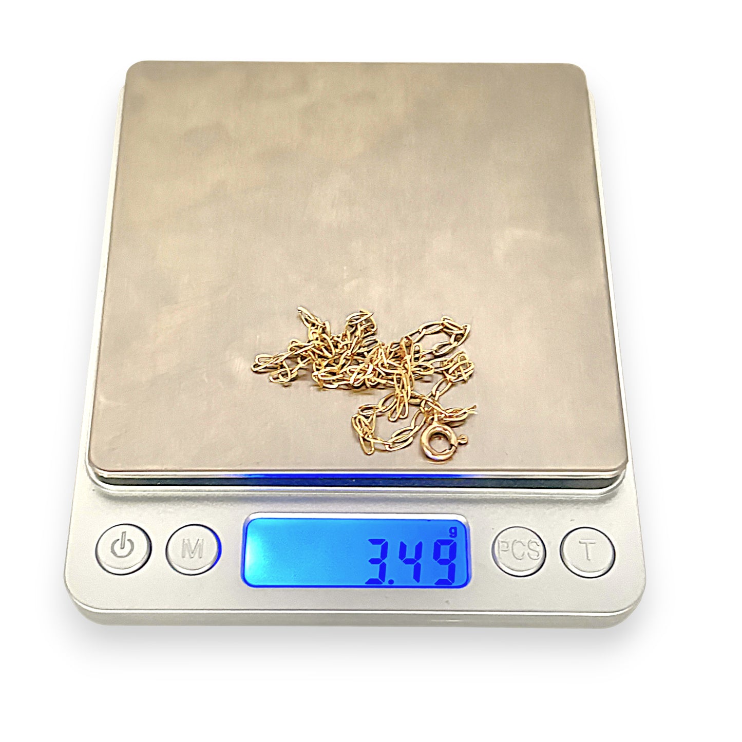 GOLD DEAL | 9ct (9K) Gold Oval-crafted Link Chain 45cm