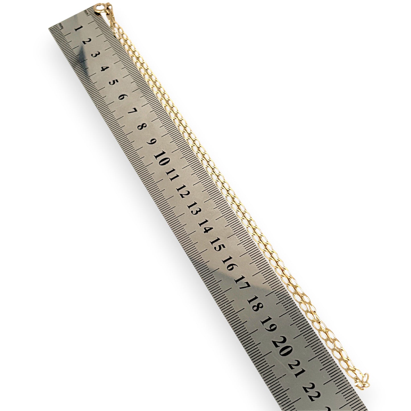 GOLD DEAL | 9ct (9K) Gold Oval-crafted Link Chain 45cm