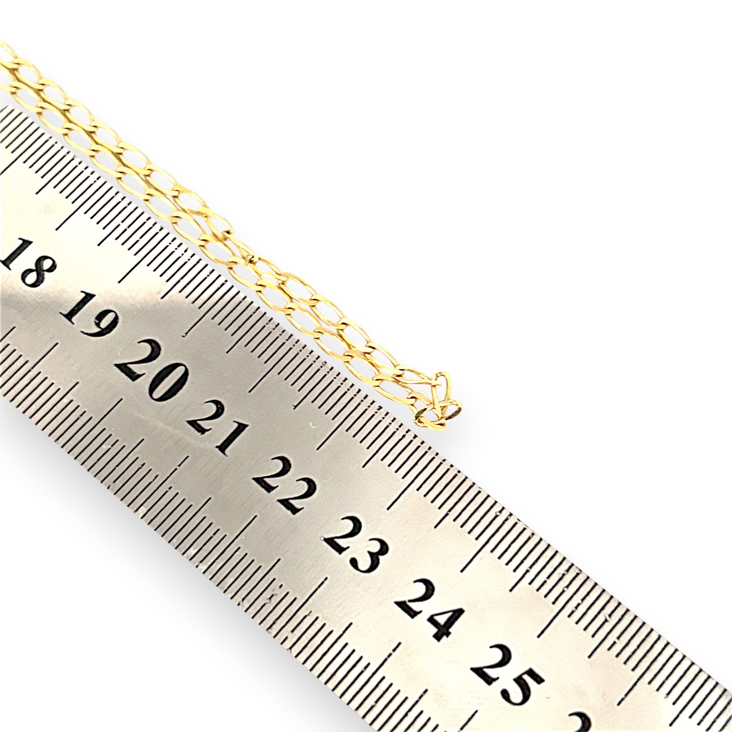 GOLD DEAL | 9ct (9K) Gold Oval-crafted Link Chain 45cm