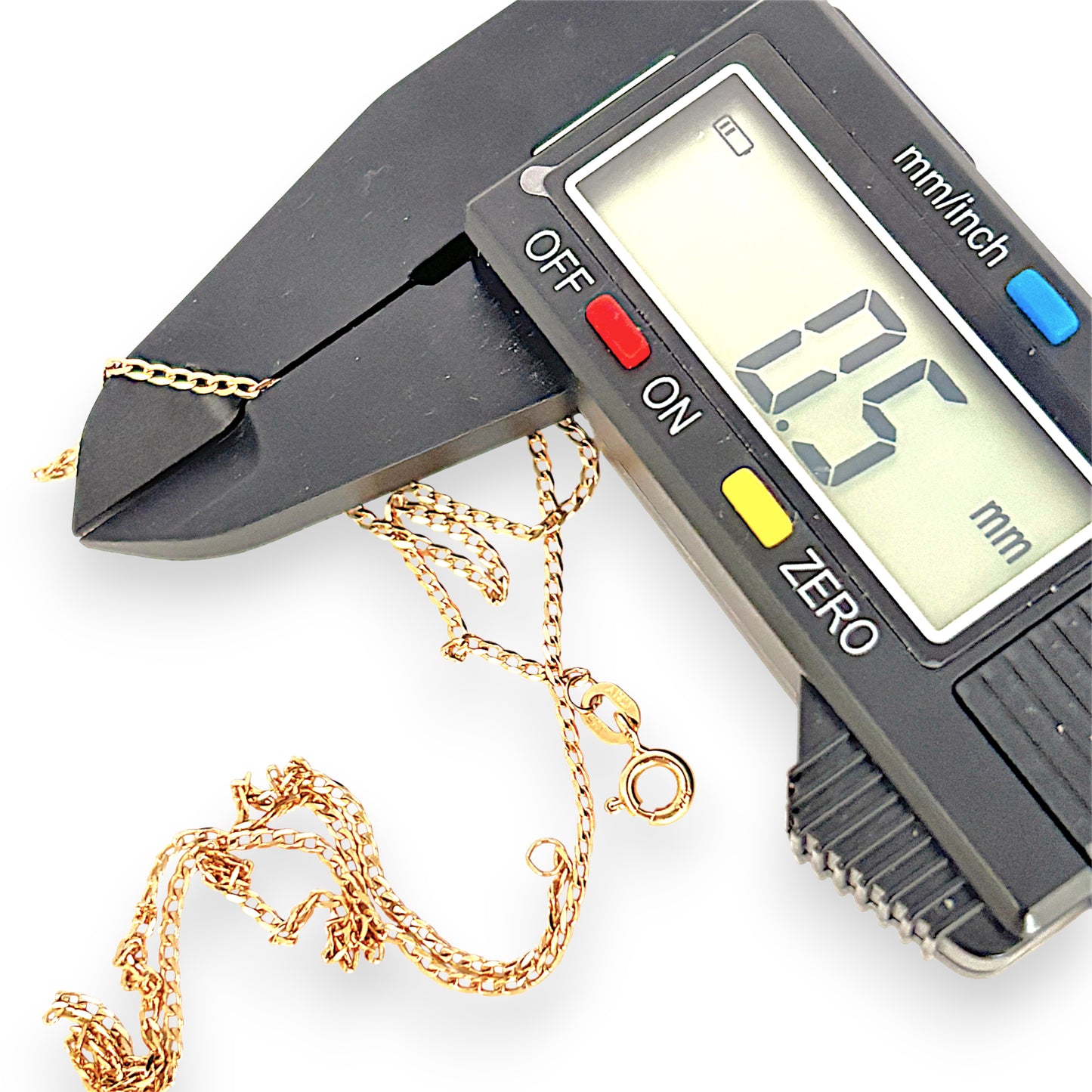 GOLD DEAL | 9ct (9K) Gold Flat-Forged brilliance Curb Link Chain 44cm