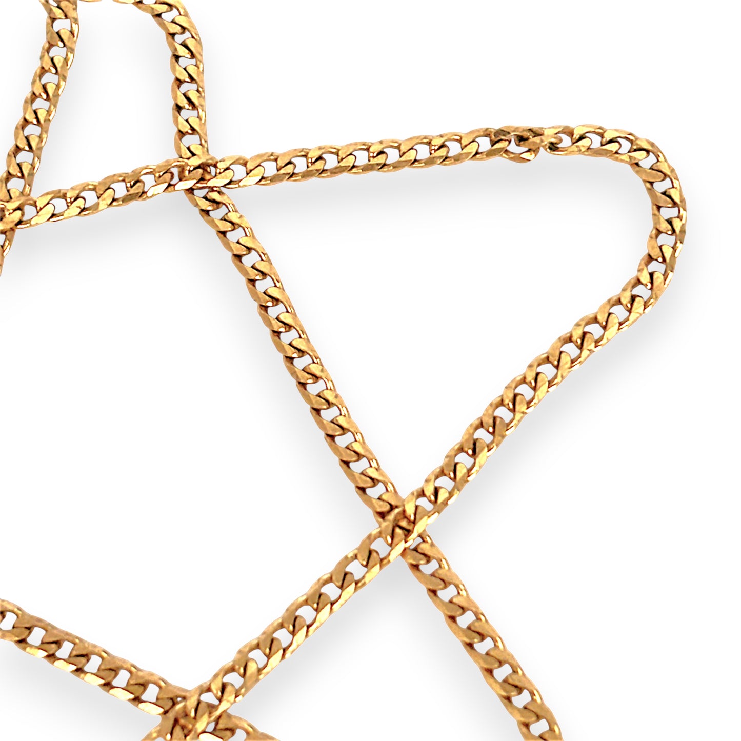 GOLD DEAL | 9ct (9K) Gold Crisp Curated Curb Link Refurbished Chain 45cm