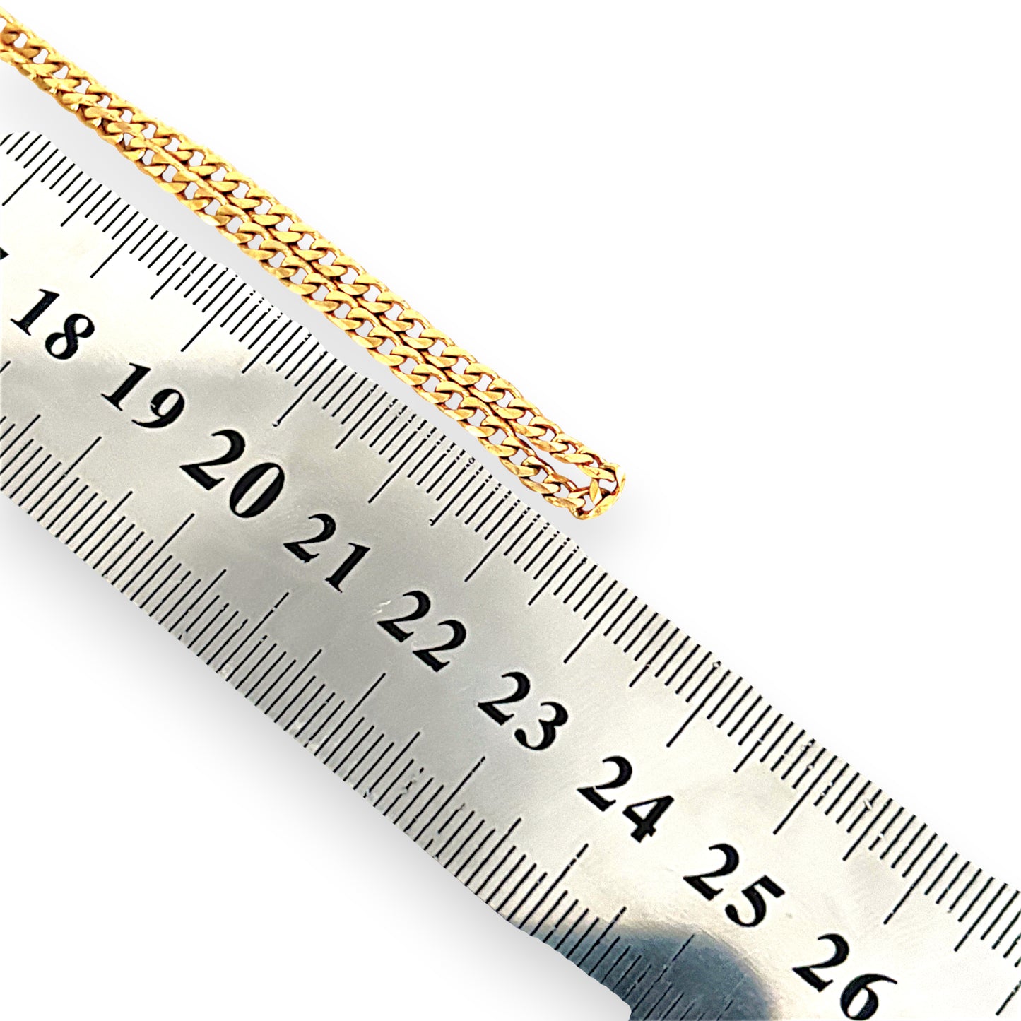 GOLD DEAL | 9ct (9K) Gold Crisp Curated Curb Link Refurbished Chain 45cm