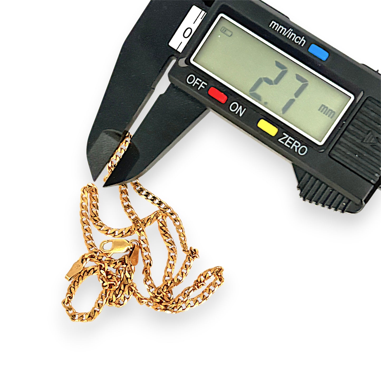 GOLD DEAL | 9ct (9K) Gold Crisp Curated Curb Link Refurbished Chain 45cm