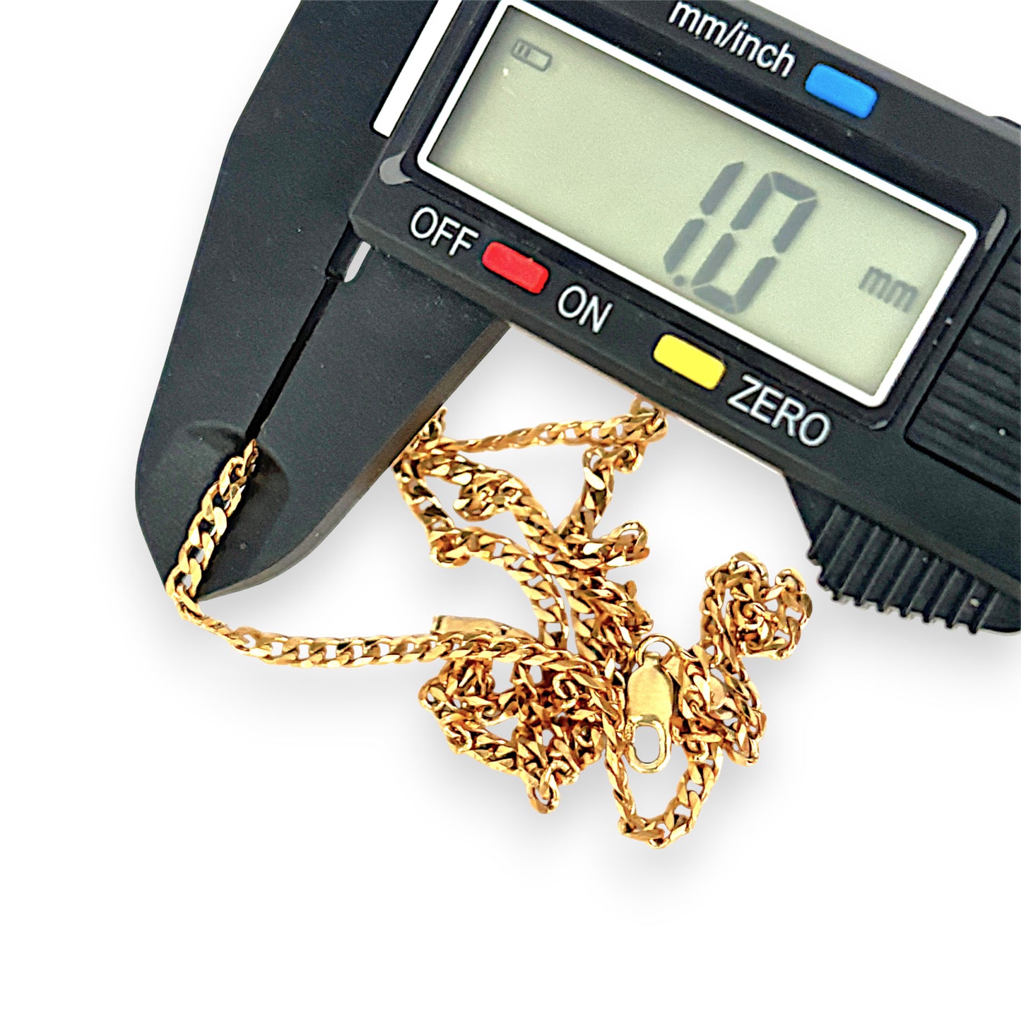 GOLD DEAL | 9ct (9K) Gold Crisp Curated Curb Link Refurbished Chain 45cm
