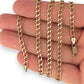 GOLD DEAL | 9ct (9K) Gold NZ, Traditional Style Confident Curb Link Chain 64cm