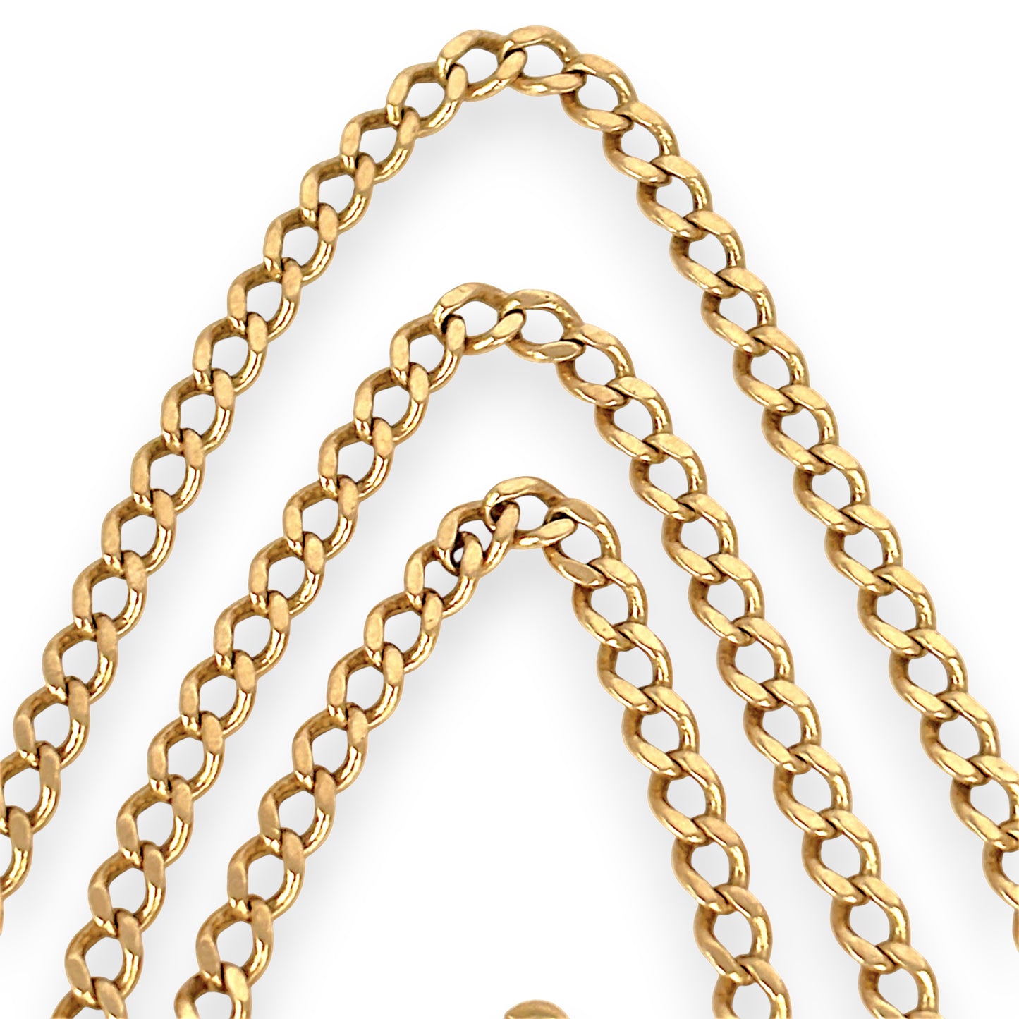 GOLD DEAL | 9ct (9K) Gold NZ, Traditional Style Confident Curb Link Chain 64cm