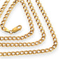 GOLD DEAL | 9ct (9K) Gold NZ, Traditional Style Confident Curb Link Chain 64cm