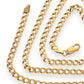 GOLD DEAL | 9ct (9K) Gold NZ, Traditional Style Confident Curb Link Chain 64cm