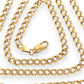 GOLD DEAL | 9ct (9K) Gold NZ, Traditional Style Confident Curb Link Chain 64cm