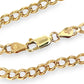 GOLD DEAL | 9ct (9K) Gold NZ, Confident Curb Link Refurbished Chain 64cm