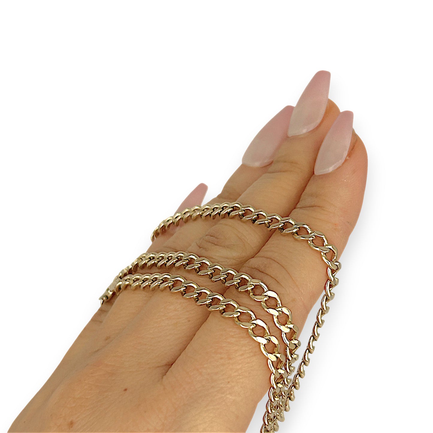GOLD DEAL | 9ct (9K) Gold NZ, Confident Curb Link Refurbished Chain 64cm