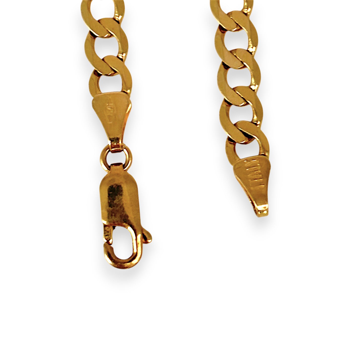 GOLD DEAL | 9ct (9K) Gold Elegant Flow Curb Chain 55cm