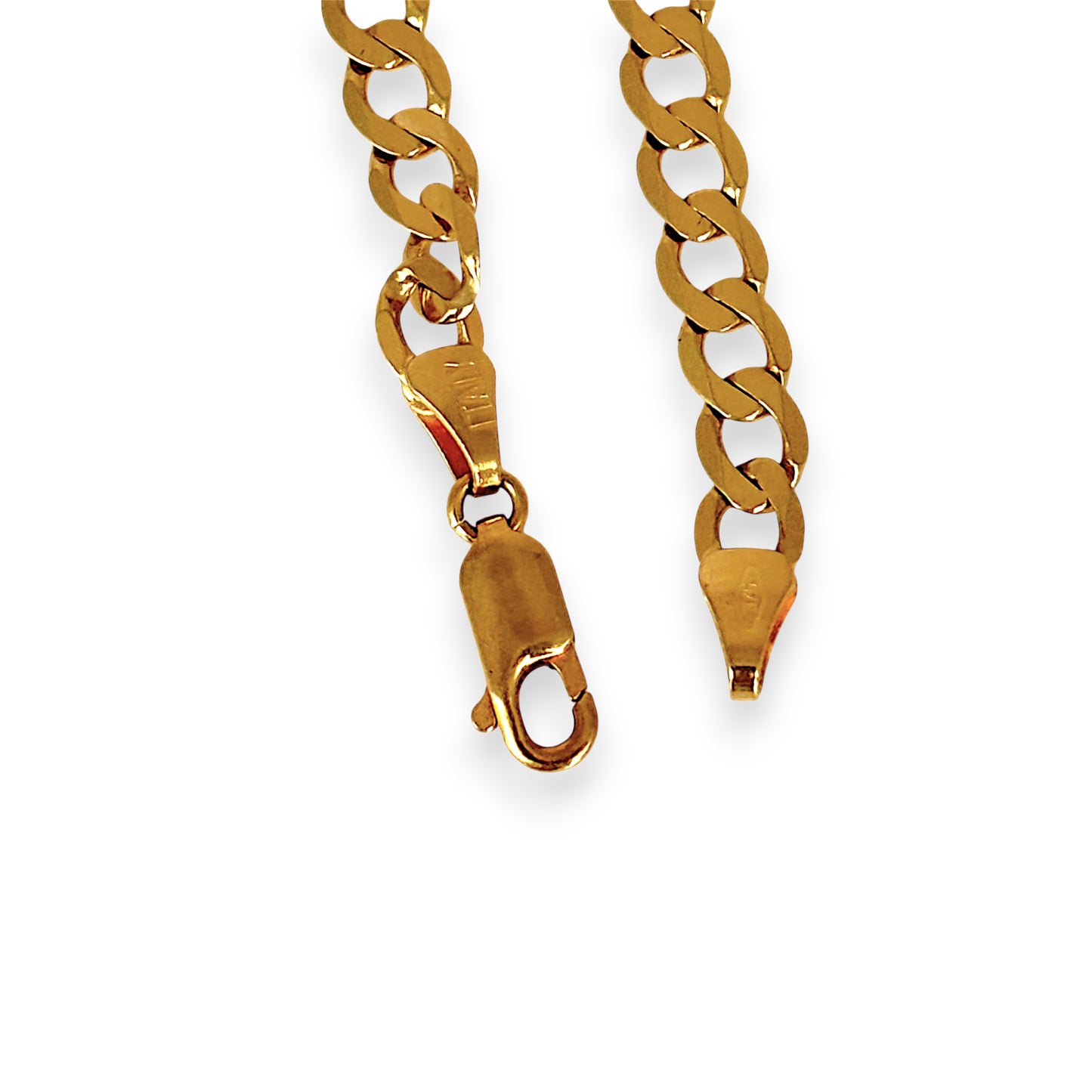 GOLD DEAL | 9ct (9K) Gold Elegant Flow Curb Chain 55cm