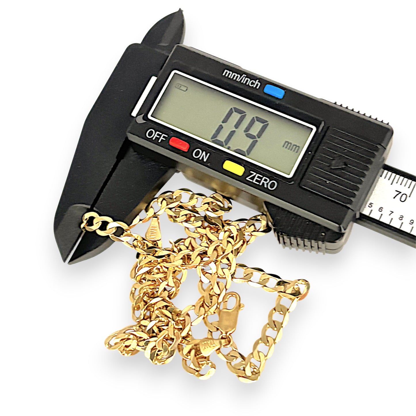 GOLD DEAL | 9ct (9K) Gold Elegant Flow Curb Chain 55cm
