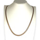 GOLD DEAL | 9ct (9K) Gold Beveled Edge Flattened Curb Link Chain 60cm Valuation $5,490